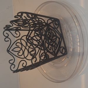 black organizer southern living at home metal raw iron basket